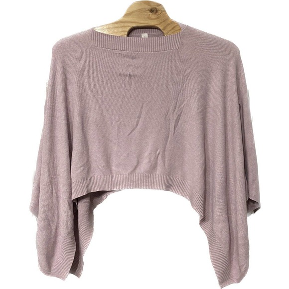 Lululemon Forward Flow Poncho in Mauve One Size Silk Blend Cozy Loungewear - Picture 2 of 9